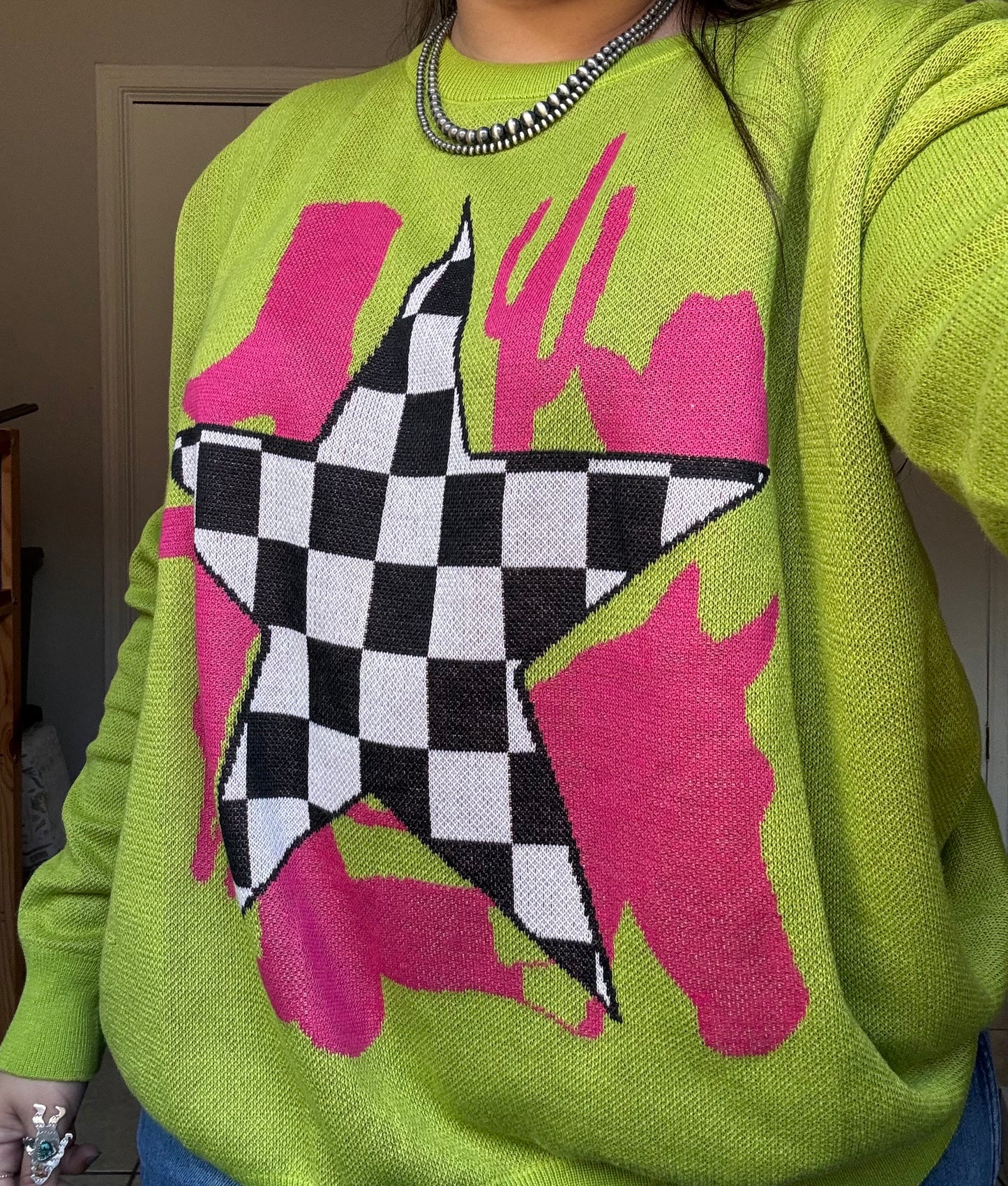 Western Icon pullover sweater