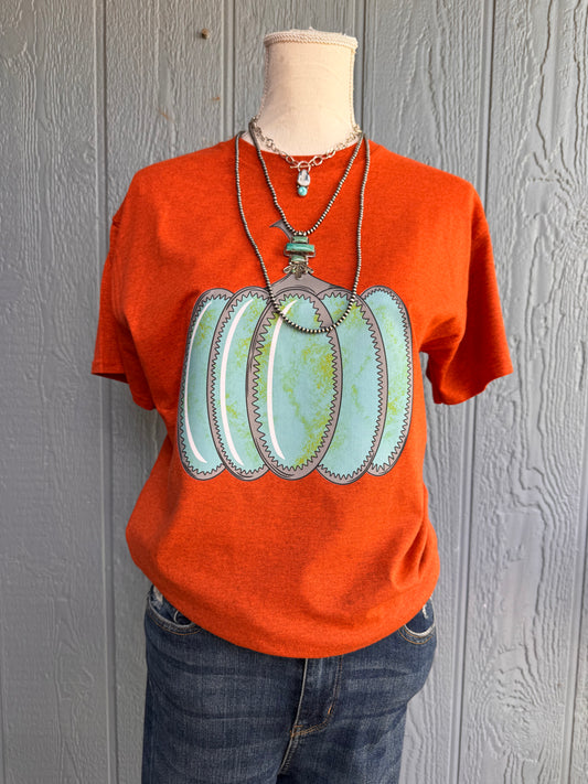 Turquoise pumpkin