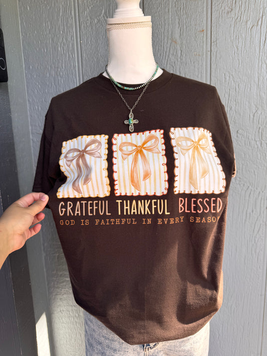 Grateful thankful blessed top