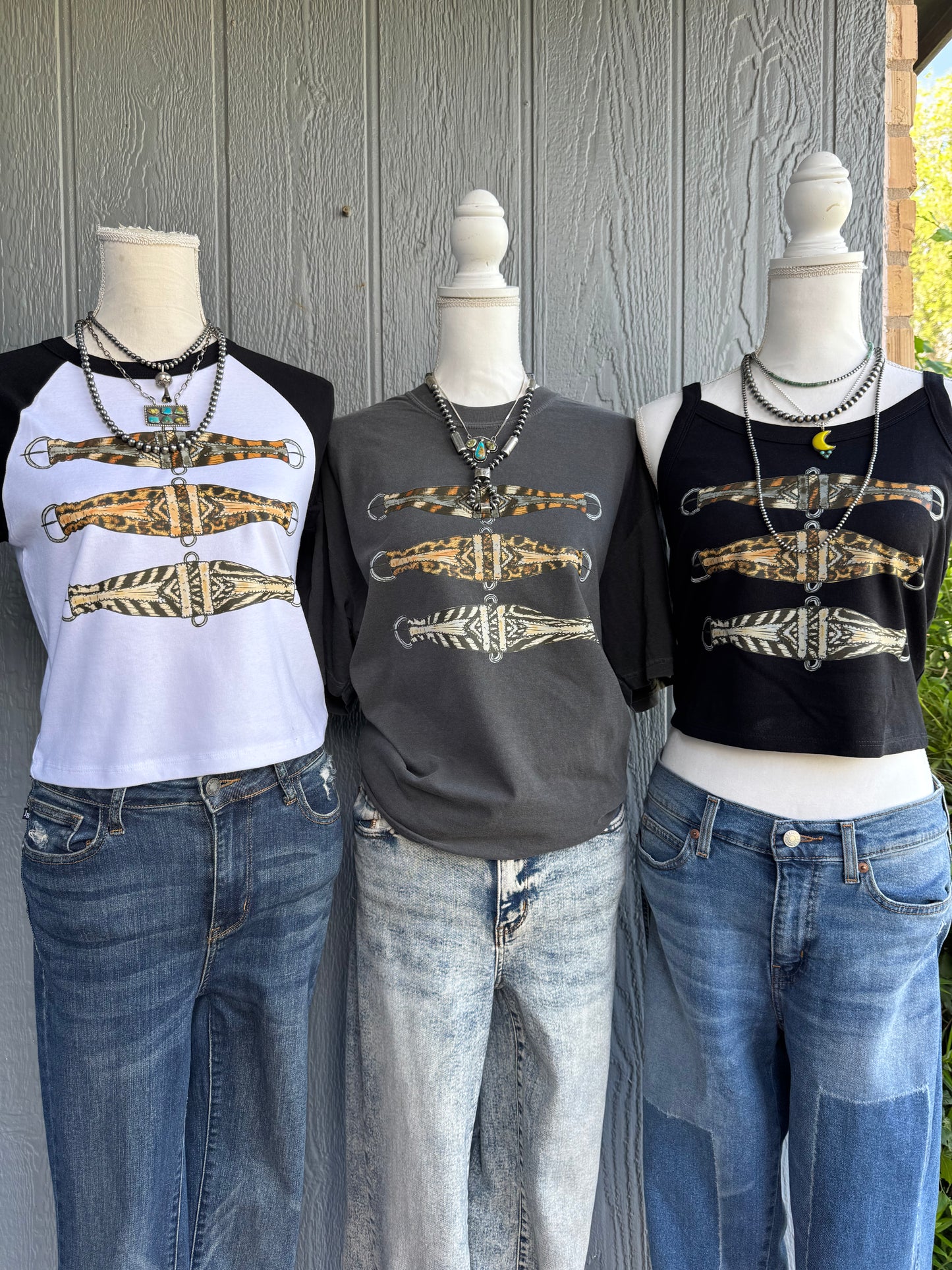 Trio safari cinch Top