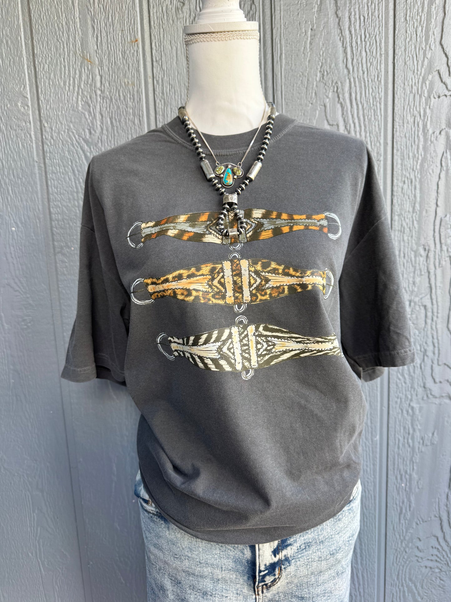 Trio safari cinch Top