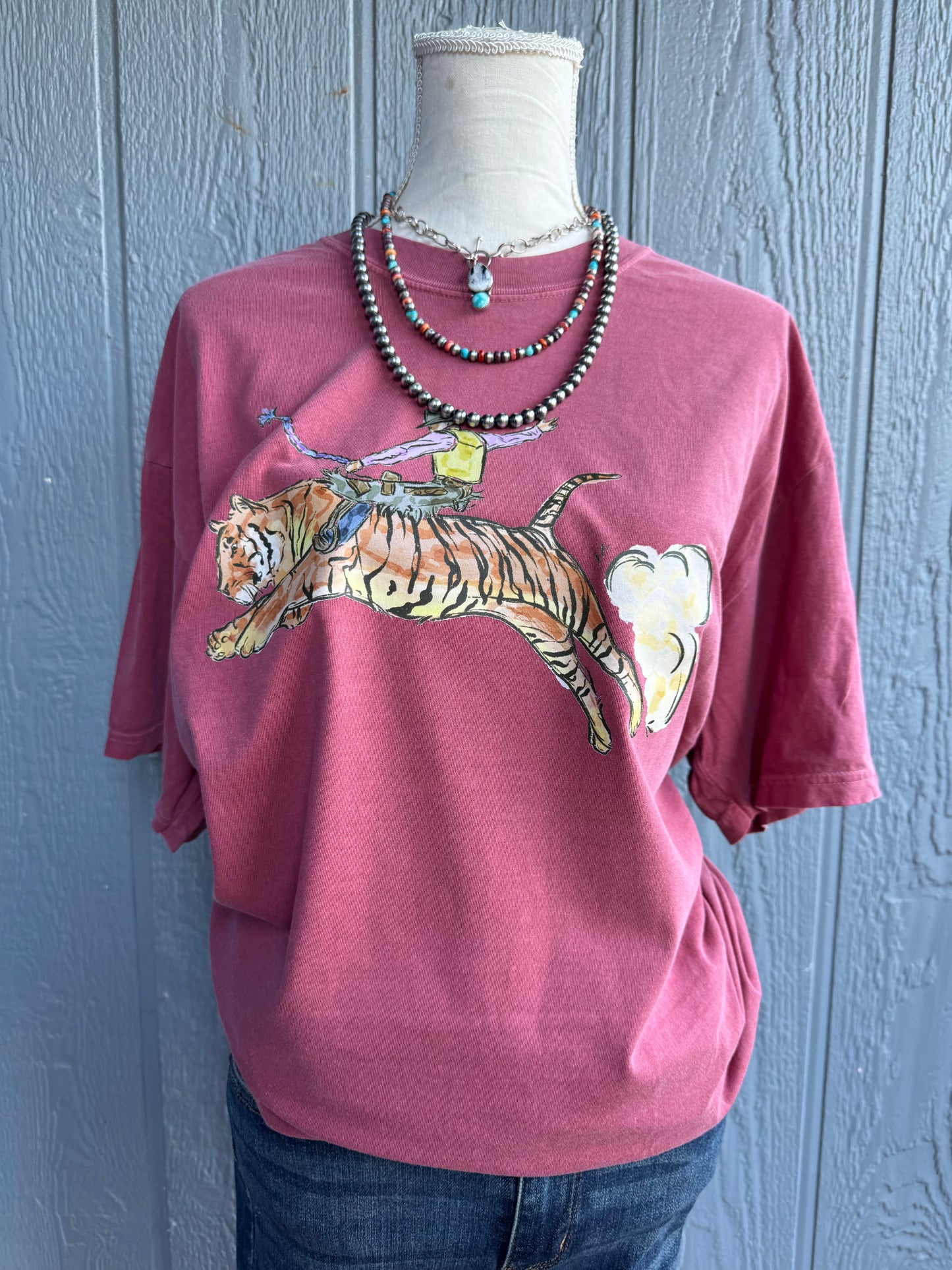 Tall tails and tiger stripes Top