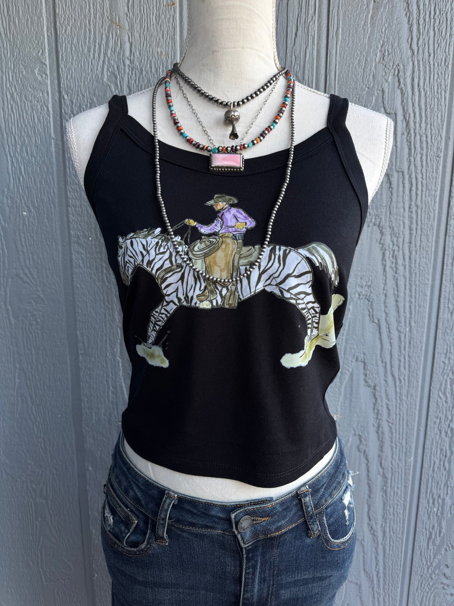 Striped stampede Top