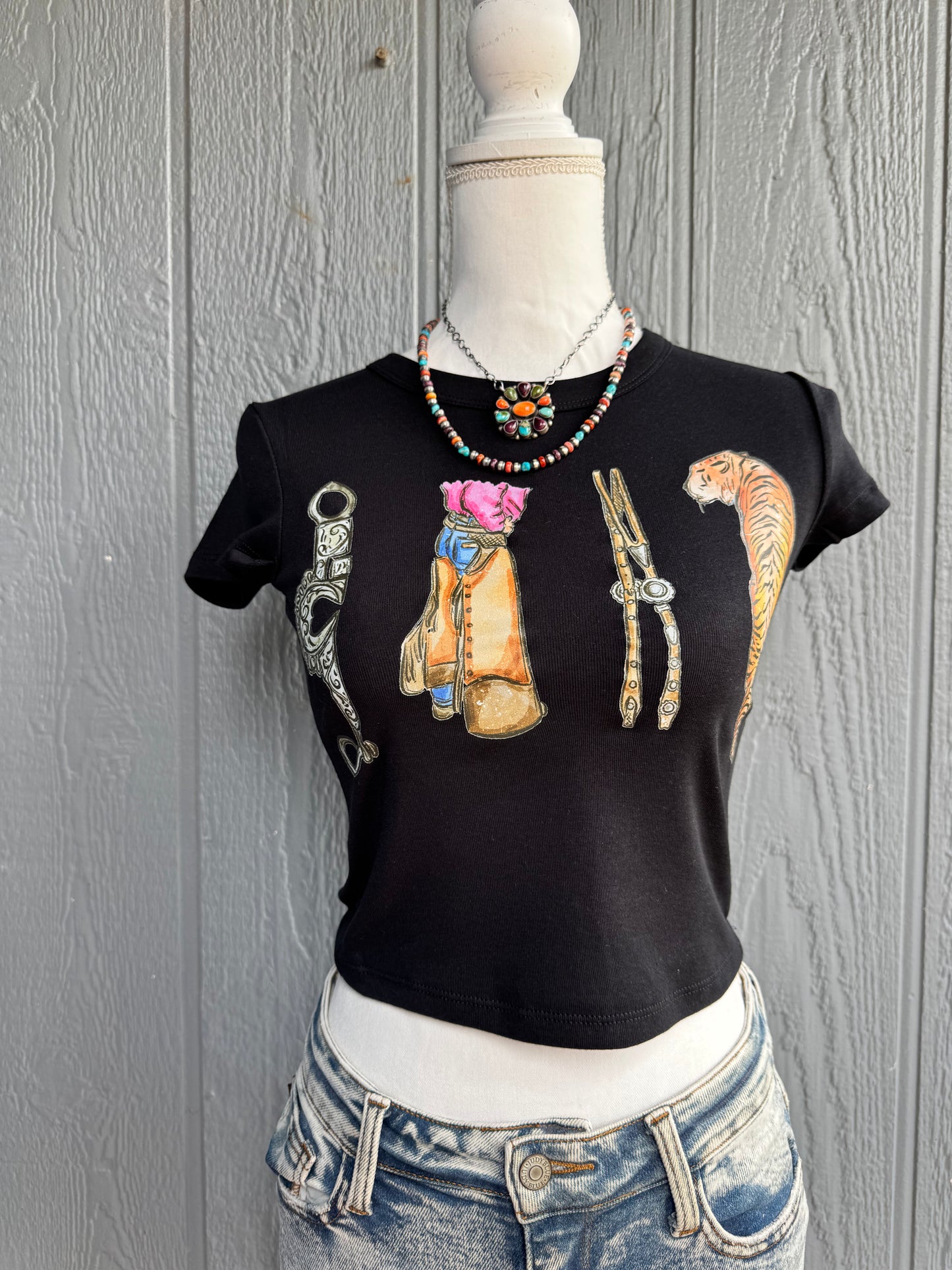 Tigers and tack Top