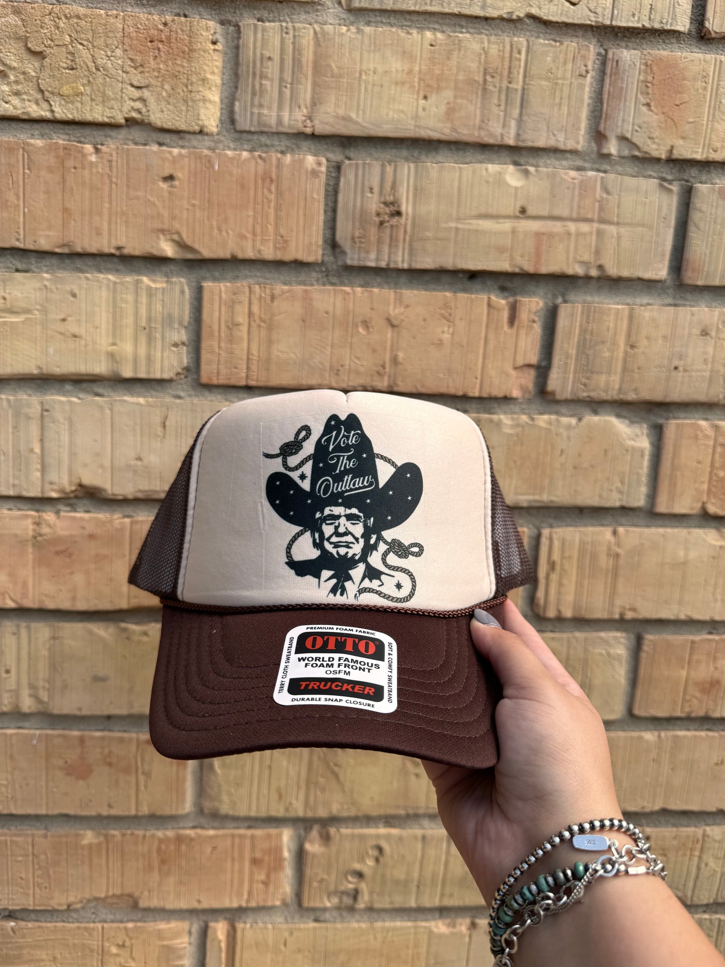 vote the outlaw trucker hat