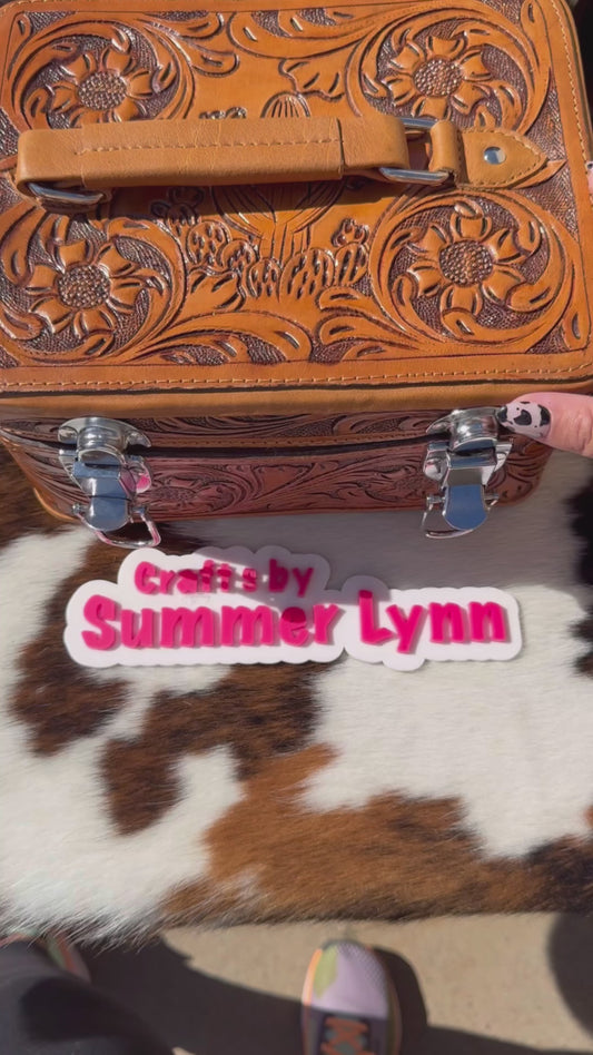 Xl tooled Jewelry case